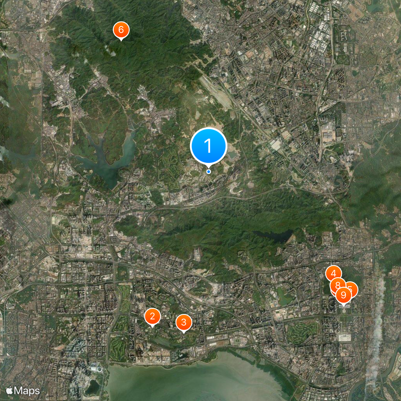 Southern University of Science and Technology Map
