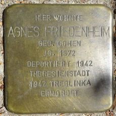 Stolperstein à la mémoire d’Agnes Friedenheim