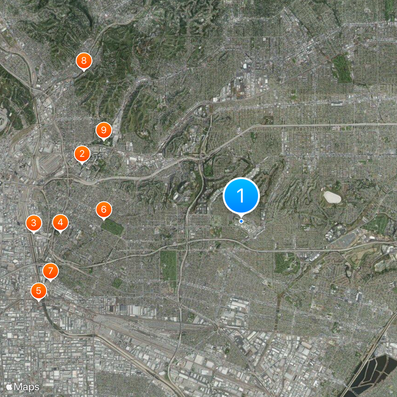 East Los Angeles College Map