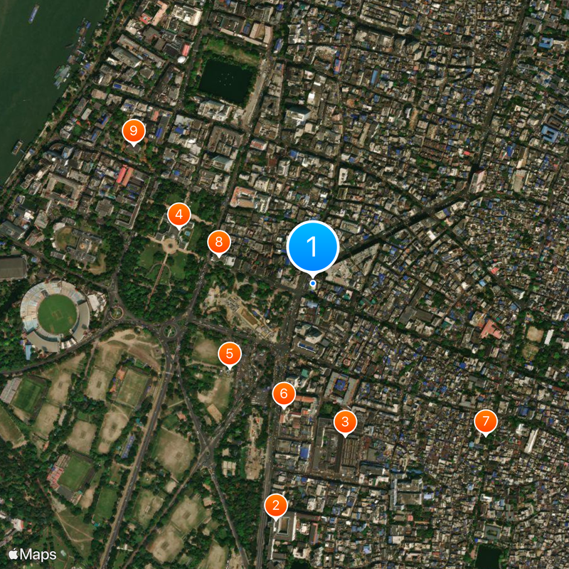 Tipu Sultan Mosque Map