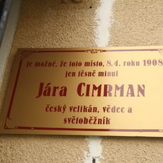 Pamětní deska Járy Cimrmana