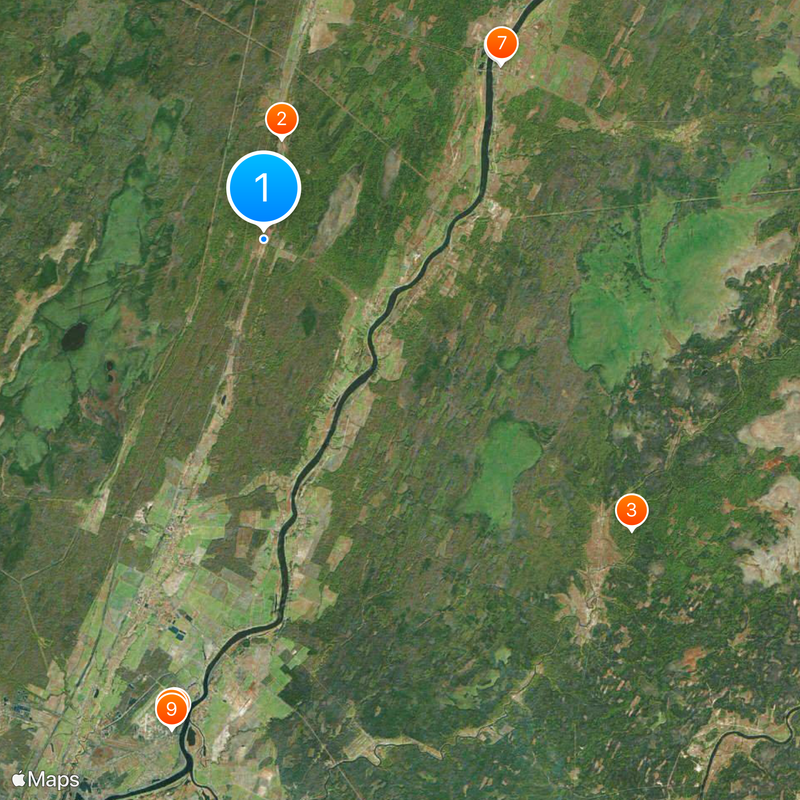 Myasnoi Bor Map