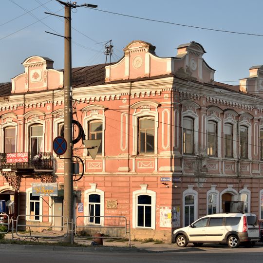 Дом купца Жарова, где размещался 1-й городской комитет рабочих, солдатских и крестьянских депутатов