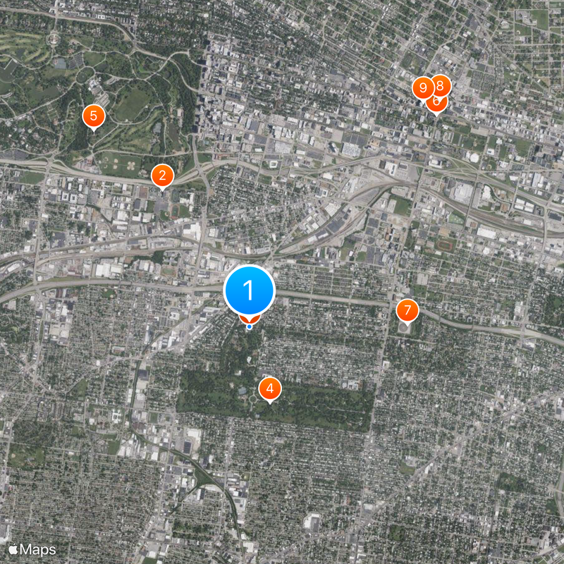 Missouri Botanical Garden Map