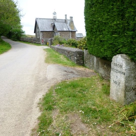 Milestone Circa 15M South-East Of Pear Tree Cottage