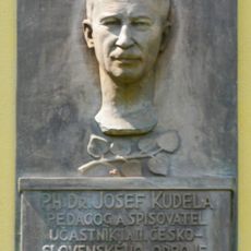 Commemorative plaque of Josef Kudela