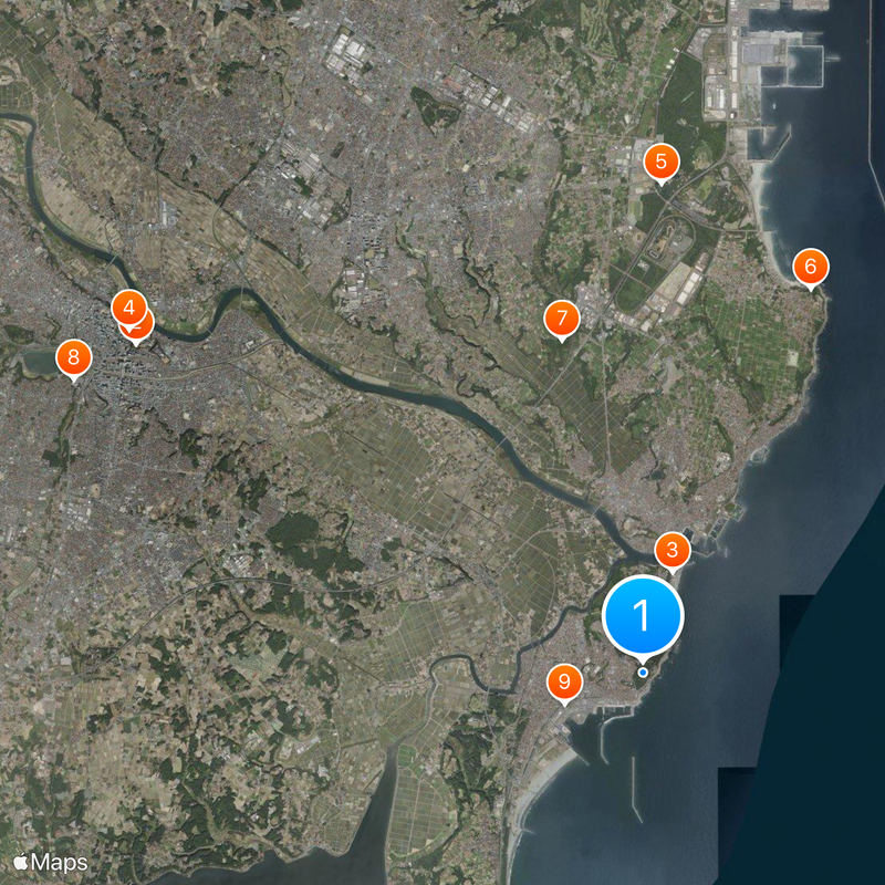 Ōarai Isosaki Shrine Mappa