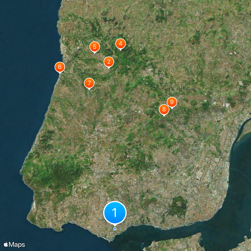 Palace of the Marquis of Pombal Map