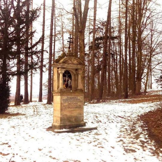 12. zastavení na křížové cestě v Jindřichově Hradci