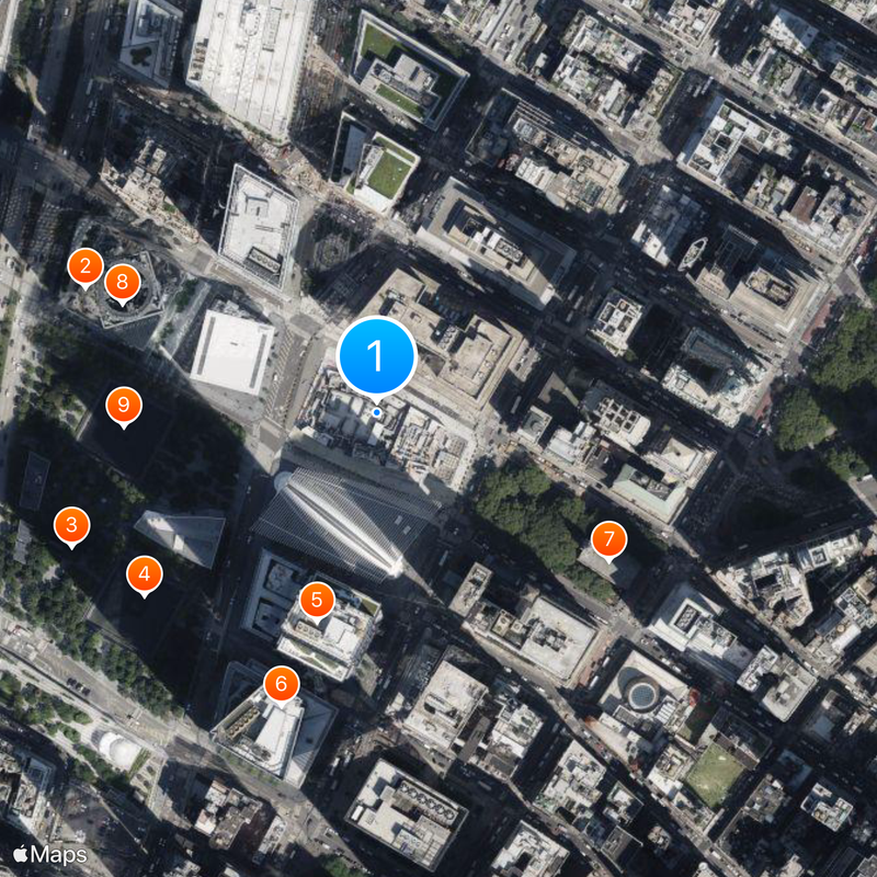 200 Greenwich Street Mapa