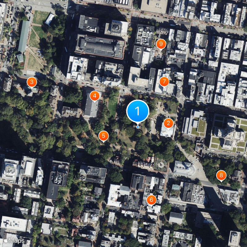 Carpenters' Hall Mappa