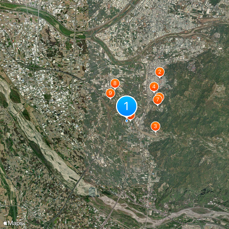 Asia University Map