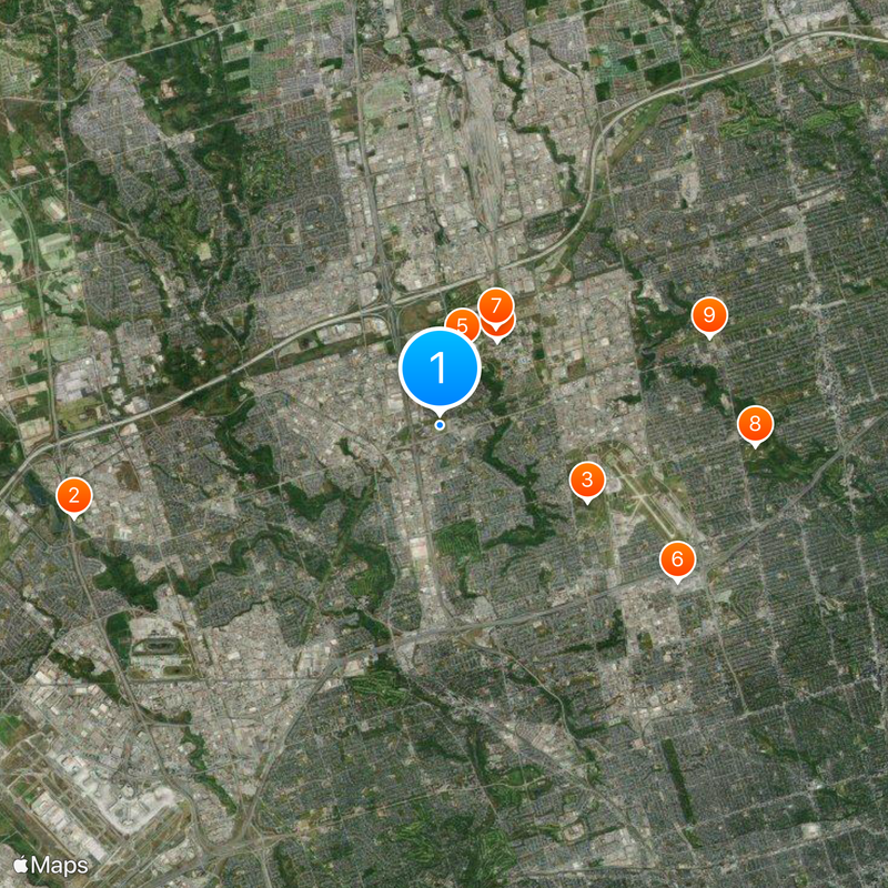 Line 6 Finch West Mappa