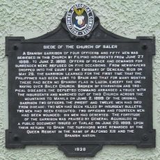 Siege of the Church of Baler historical marker