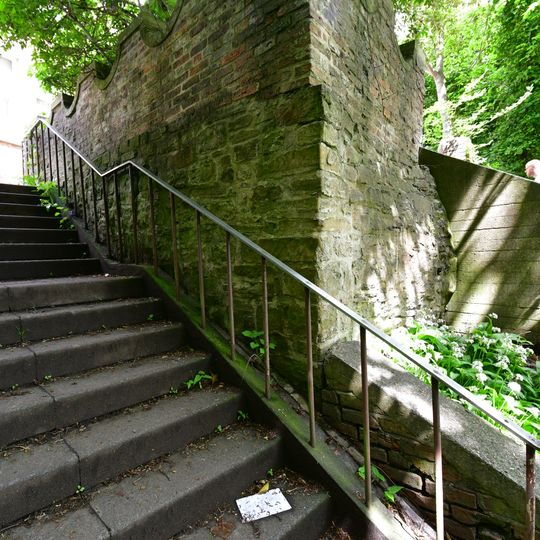 Terrace Wall South Of Bow Lane And East Of Kinsgate