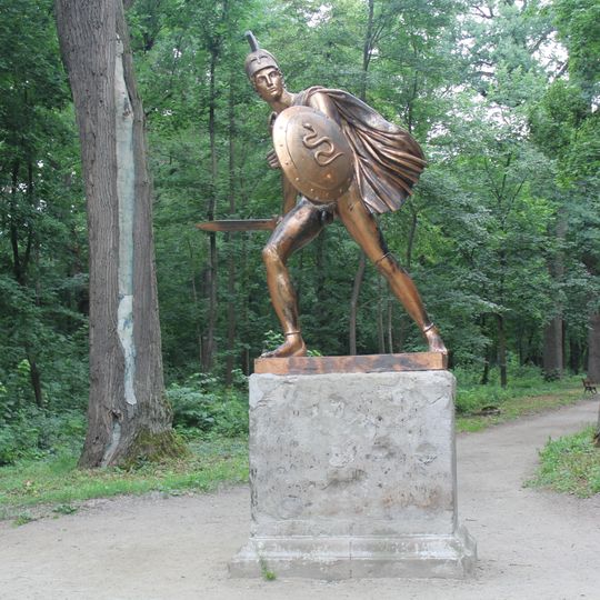 Greek warrior monument