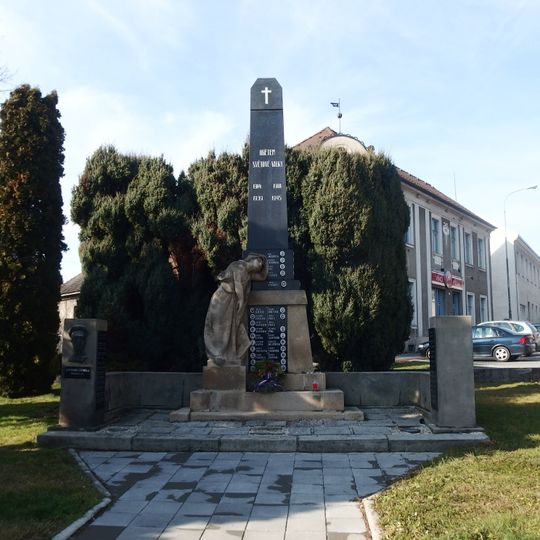 World wars memorial in Fryšták