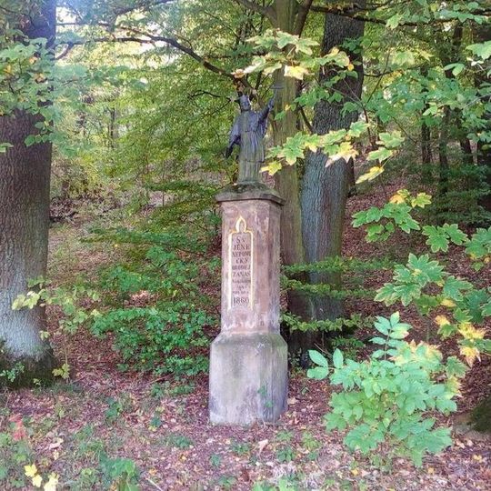 Socha svatého Jana Nepomuckého u Zeměch