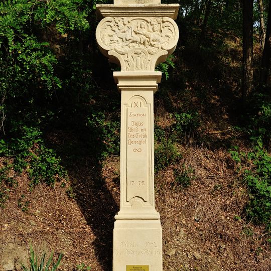 11. Station des Kreuzwegs in Schönberg am Kamp