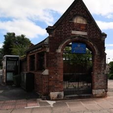 Wall of St Anne's Almshouses