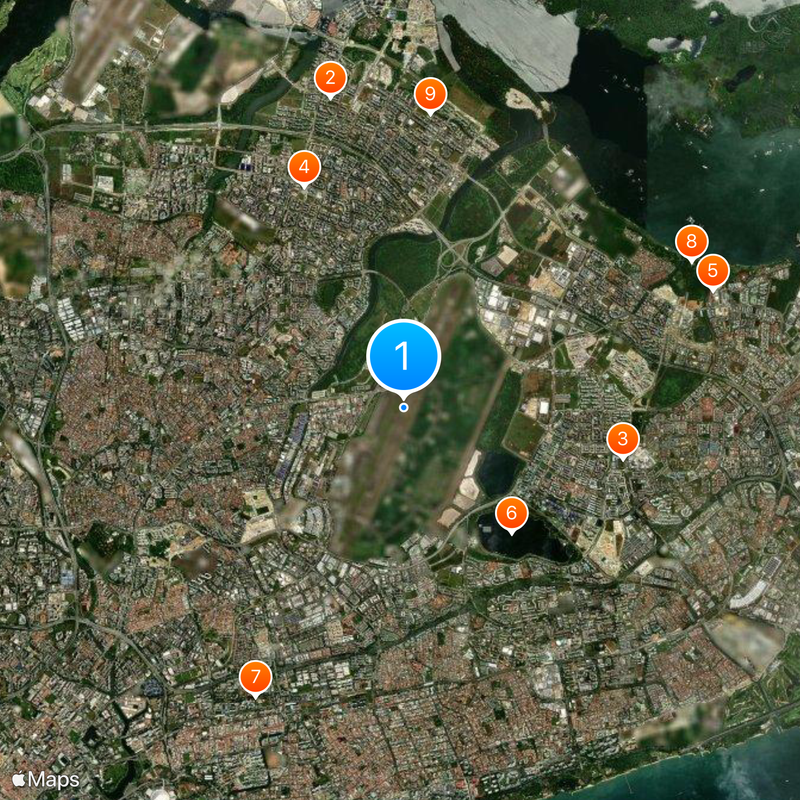 Paya Lebar Air Base Map