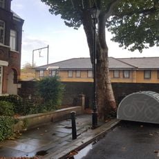 Wall Across Southern End Of Street