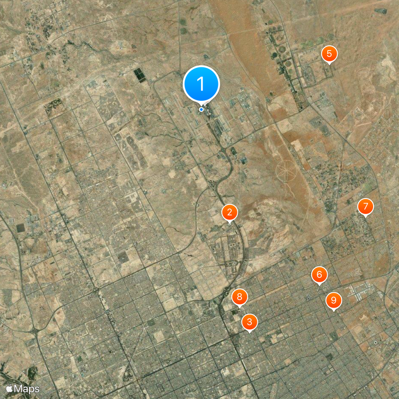 King Khalid International Airport Map