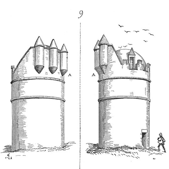 Pigeonnier de l'ancienne abbaye de Montauriol