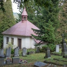 Kaple na hřbitově u Hutě