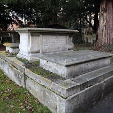 Church of All Saints Tombstone In Churchyard To Mrs E Rogers 1759 And R Rogers 1773