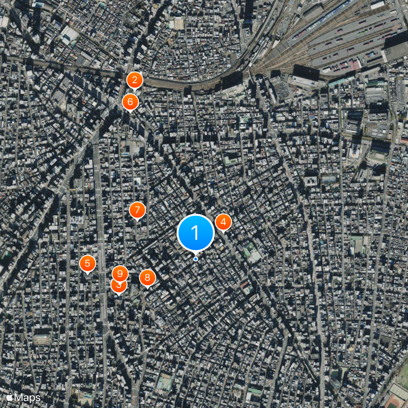 Yoshiwara Map