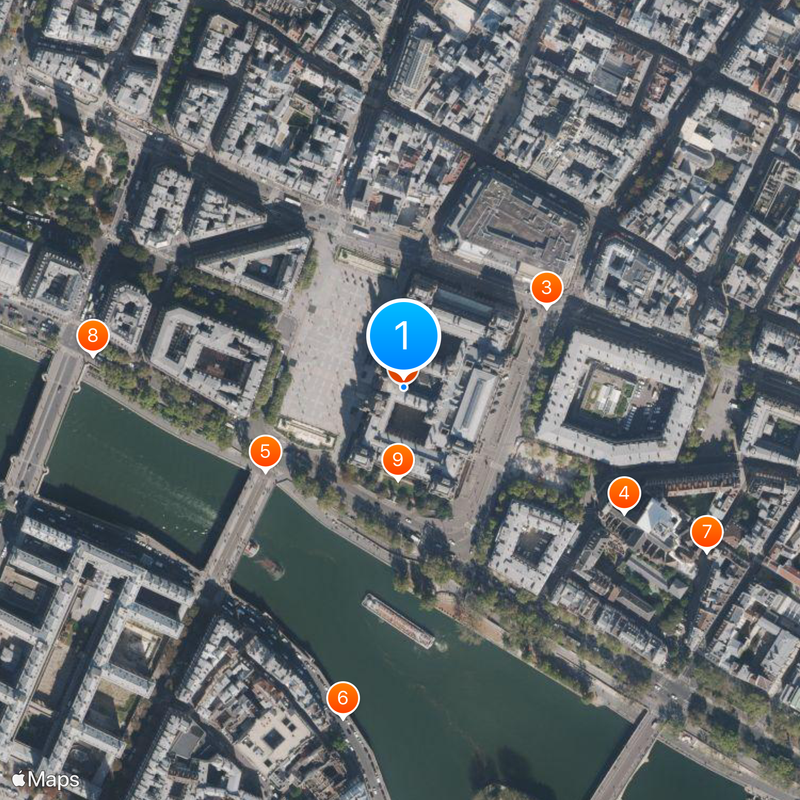 Municipality of Paris Map