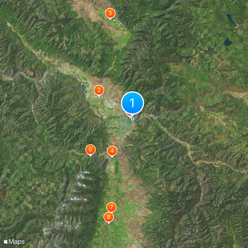 Washington–Grizzly Stadium Mappa
