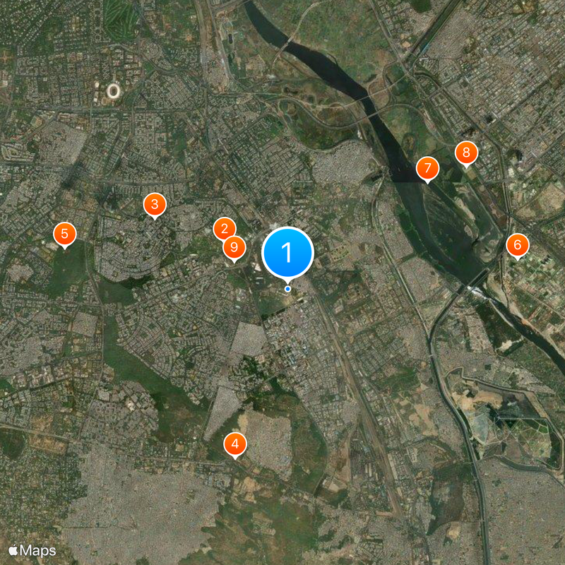 Indraprastha Institute of Information Technology Delhi Map