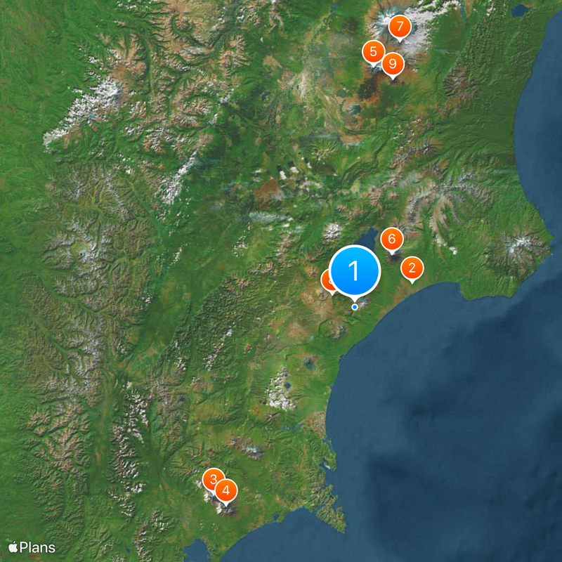 Valley of Geysers Mapa