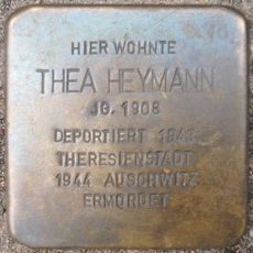 Stolperstein en memoria de Thea Heymann