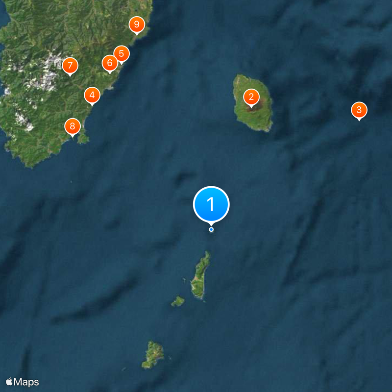 Udone-shima Map
