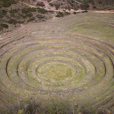 Archeologische Inca locaties in Zuid Amerika