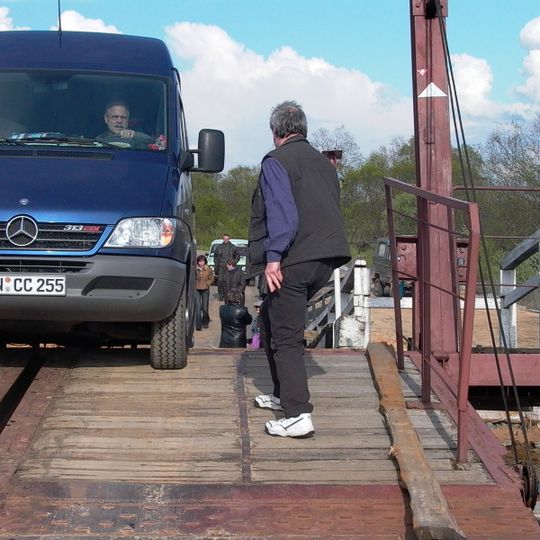 Sozh Floating Bridge