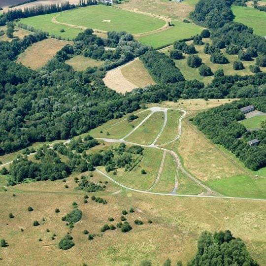 Bachlauf des Hengser Baches mit Teichen östlich der Kampstrasse