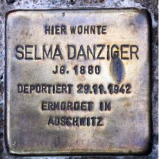 Stolperstein en memoria de Selma Danziger