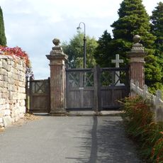 The Gate Piers To Holy Trinity Churchyard