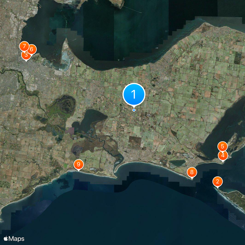 Bellarine Peninsula Map