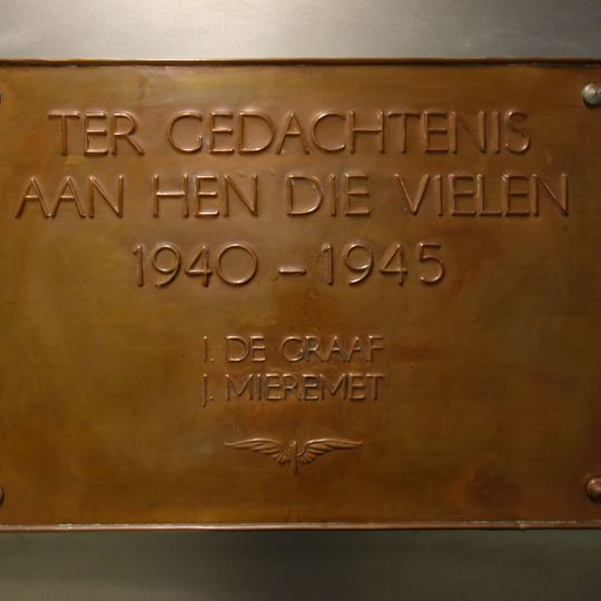 Plaquette in het NS-station