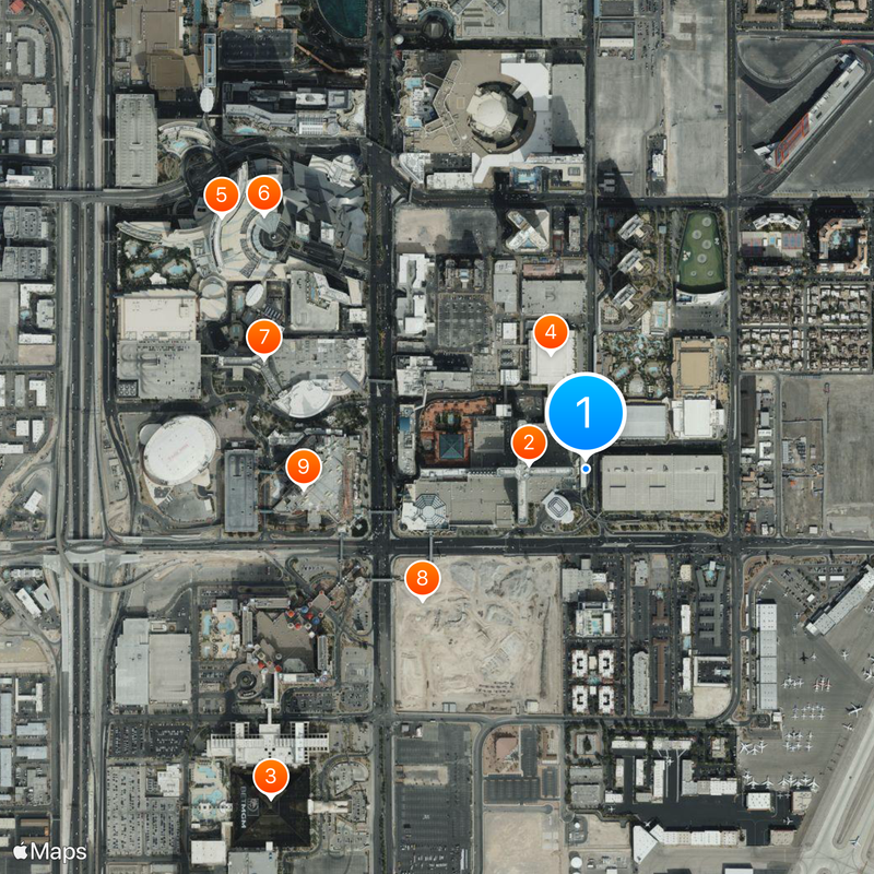 Las Vegas Monorail Map