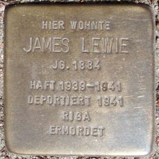Stolperstein en memoria de James Lewie