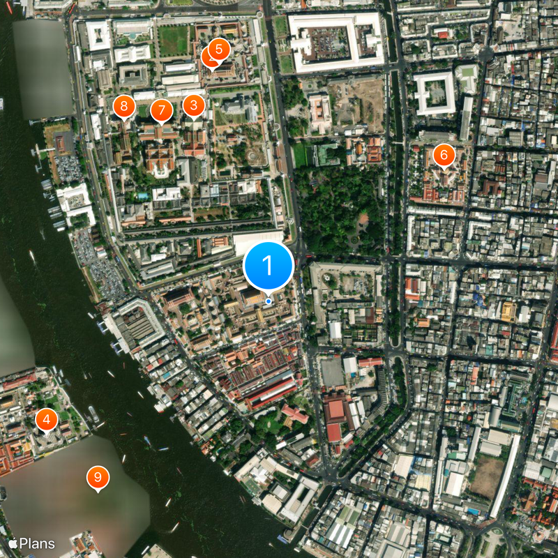 Wat Pho Mapa