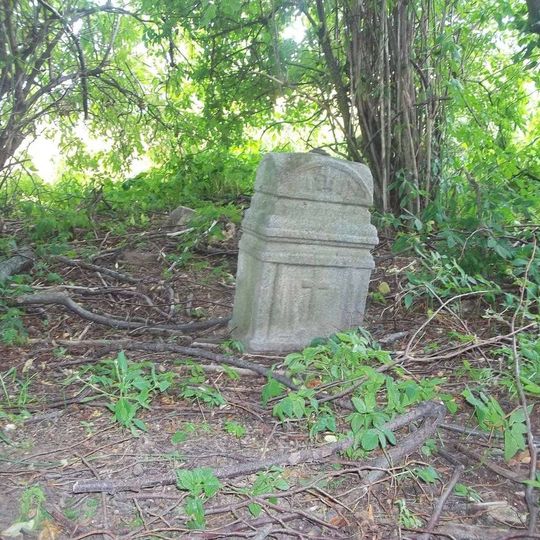 Kříž u mohutné lípy v poli nad Mnichovem II