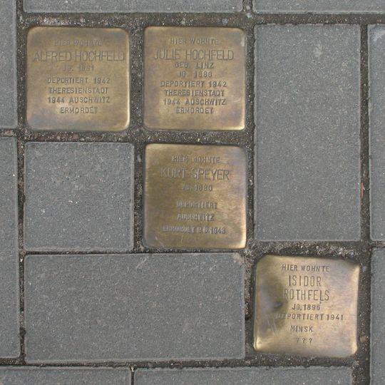 Stolperstein en memoria de Kurt Speyer