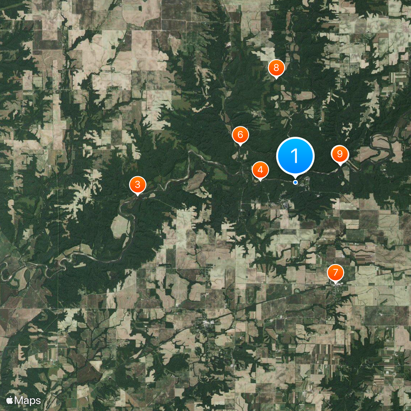 Turkey Run State Park Map